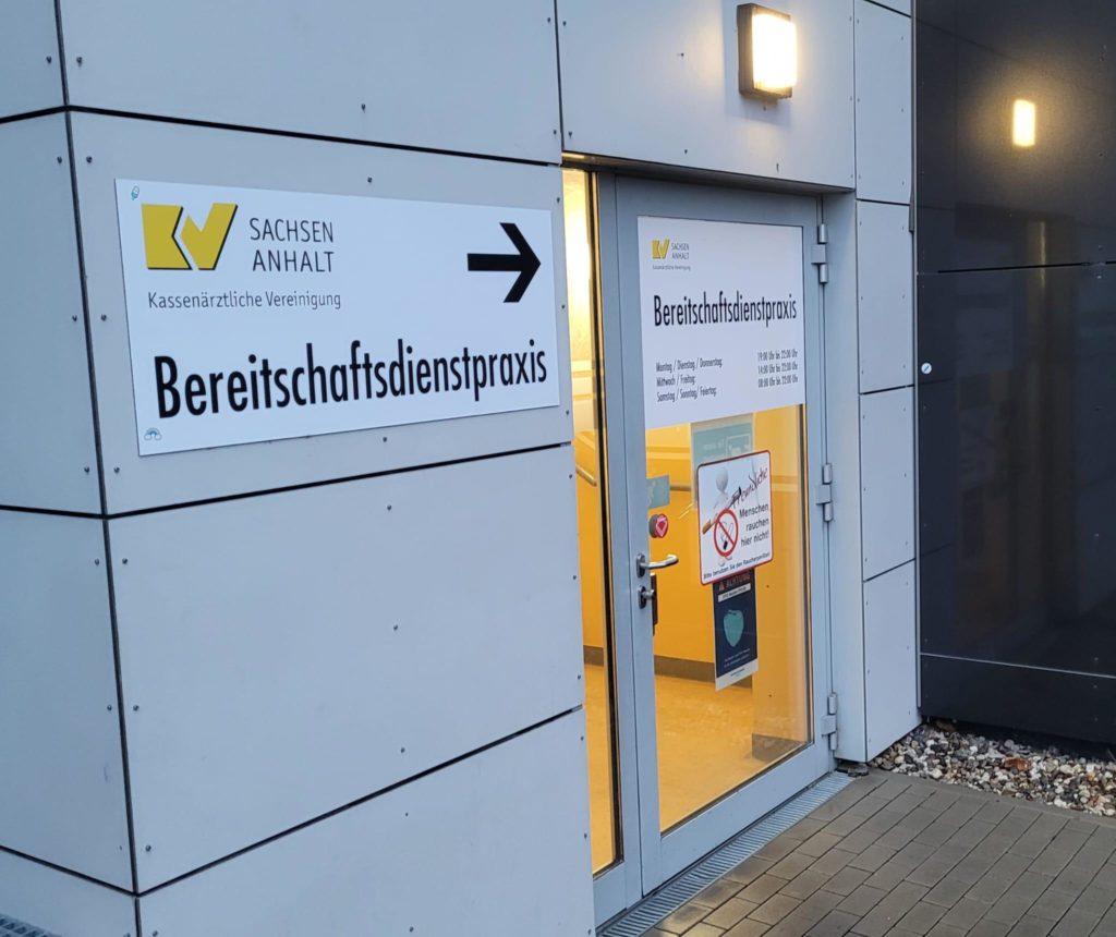 Bereitschaftsdienstpraxis der Kassenärztlichen Vereinigung